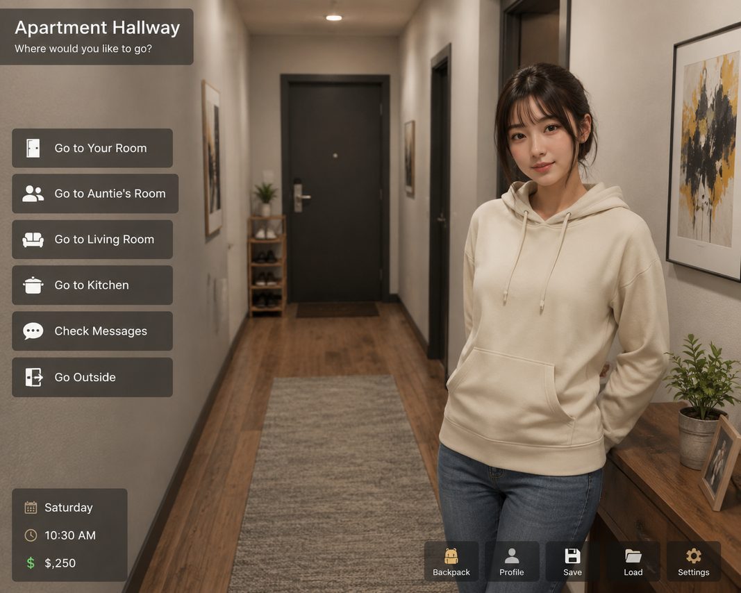 我的可爱表姐 操作界面 玩法截图 6